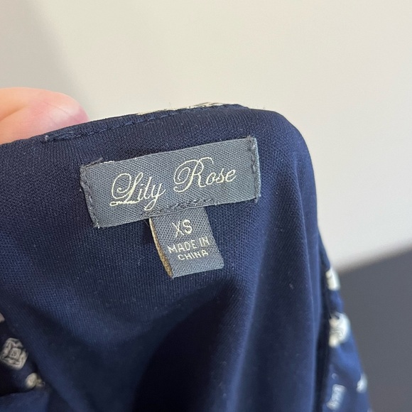 Lily Rose Bird Print 3/4 Sleeve Mini Dress - Picture 10 of 15